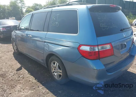 2005 Honda Odyssey Ex-L from USA, damaged, VIN 5FNRL38775B107167